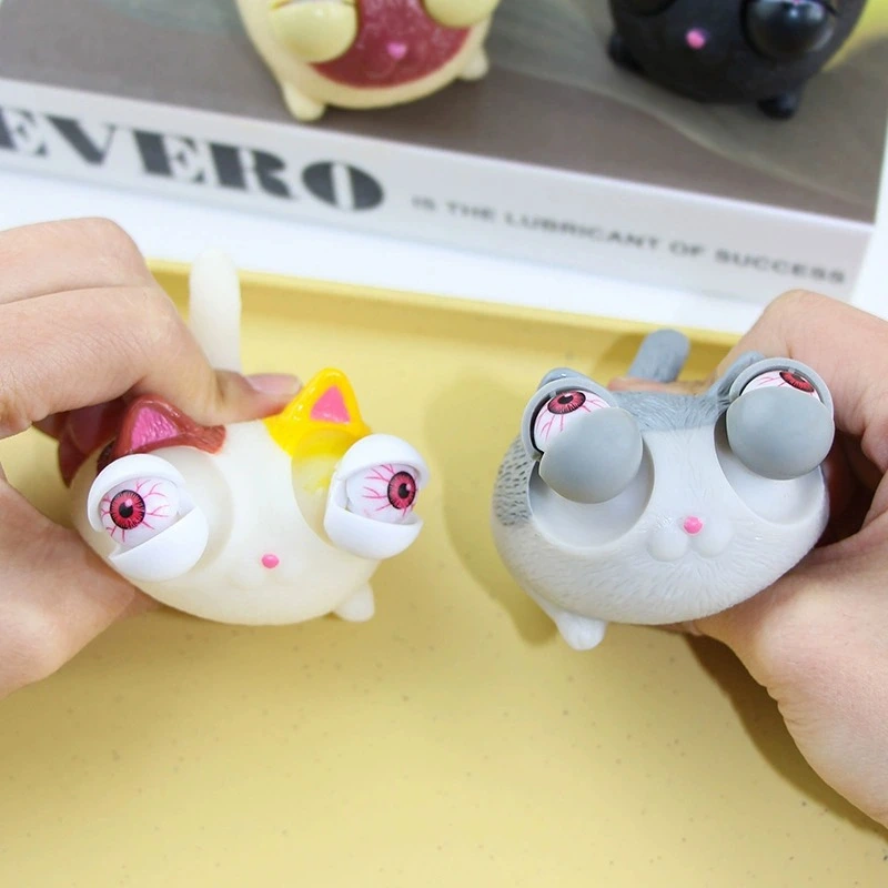 Creative Eye-popping Cat Decompression Toy