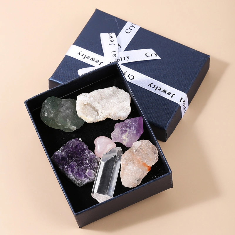 Fashion Unique Crystal Vug Gift Box