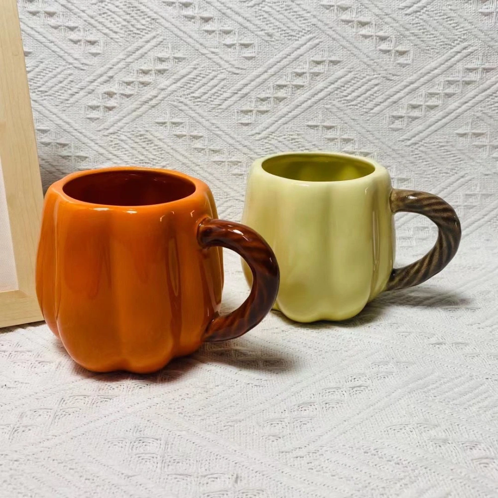 Creative High-looking Vintage Ceramic Pumpkin Cup