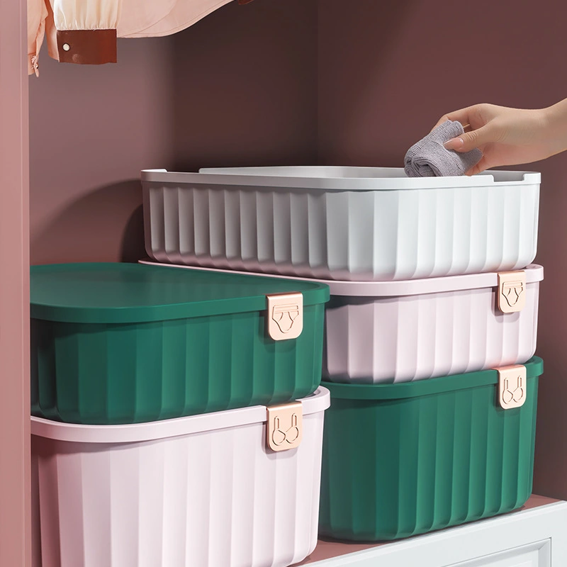 Underwear Storage Box Household Drawer-type Grid Artifact Wardrobe Dormitory Bra Panty Socks Storage Box Underwear Box