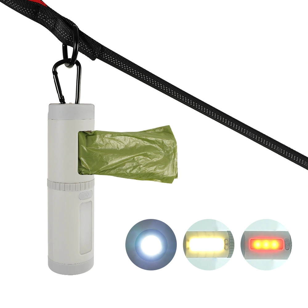 Outdoor Explosion-proof Flashlight Garbage Bag Dispenser