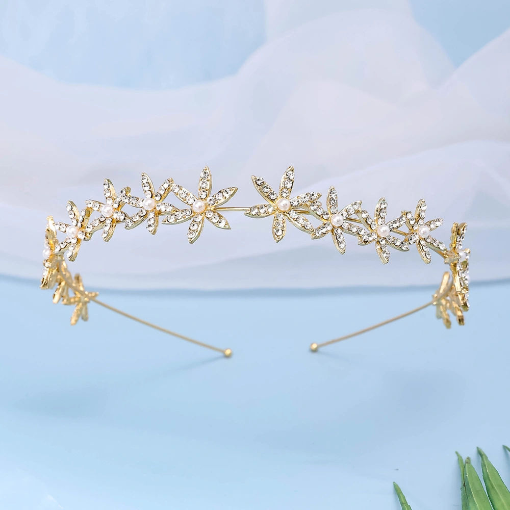 Super Fairy Wild Rhinestone Pearl Hair Pressing Hairpin