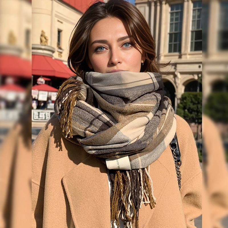 Cashmere Winter Warm Thickened Cute Fashion Scarf