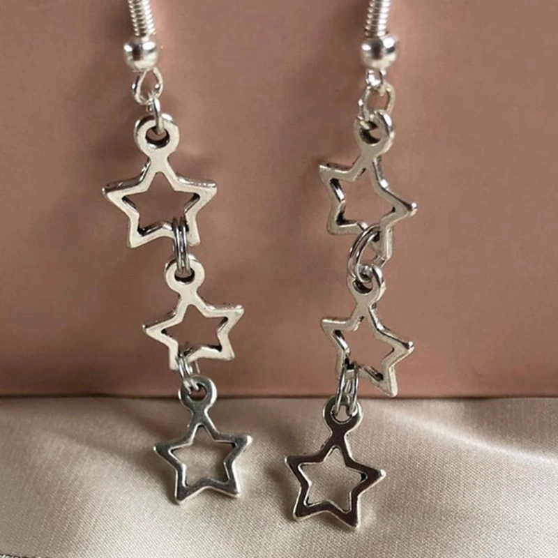 Star Goddess Charm Earrings for Children, Witchcraft Gifts, Modern Witch Stars