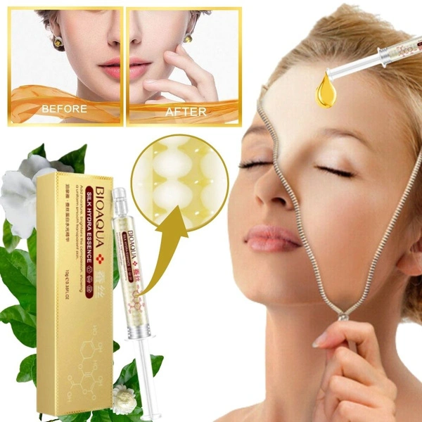 Gold Face Mask Skin Moisturizer 10ML, 24k Silk Collagen Essence Facial Care Cream, Anti Wrinkle & Acne Moisturizing Serum Masks, Luxury Exfoliant Crema, Hand Neck Lip Foot Hydra Aqua Exfoliating Beauty Rose Petal Replenish Pack, Simple Radiance Smooth Treatment, Hydrating Clarifying Silky Essence