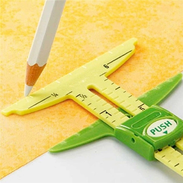 1X Sewing Gauge Sewing Ruler Measuring Tool Sewing Accessories