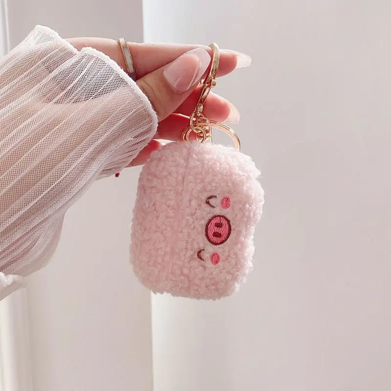 Cute Plush Pig Dog Cover for Airpods Pro Bluetooth Headphone Cover for Air Pods 1 2 3 Earphone Case Cover