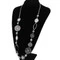 Chic long necklace Bohemian Style Flower Alloy Layered Notice Necklace for Women