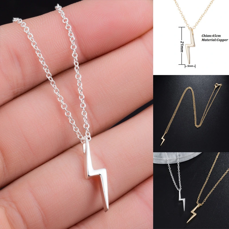 Trendy Hot Harry Lightning Scar Necklaces Women Potter Magic Protection Pendants Necklace