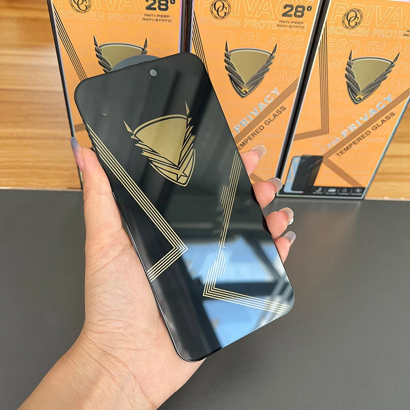 Anti-peep Film HD 8 Glass Protector 12pro Tempered Glass Screen Protector For Mobile Phone Wholesale