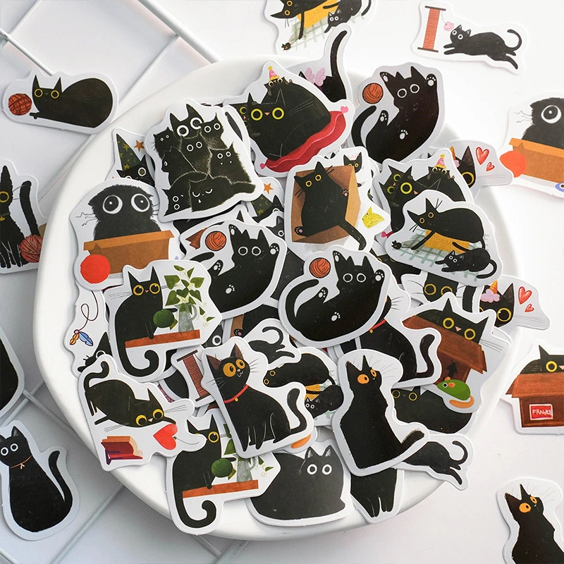 Kitty Notebook Box-packed Stickers Cartoon