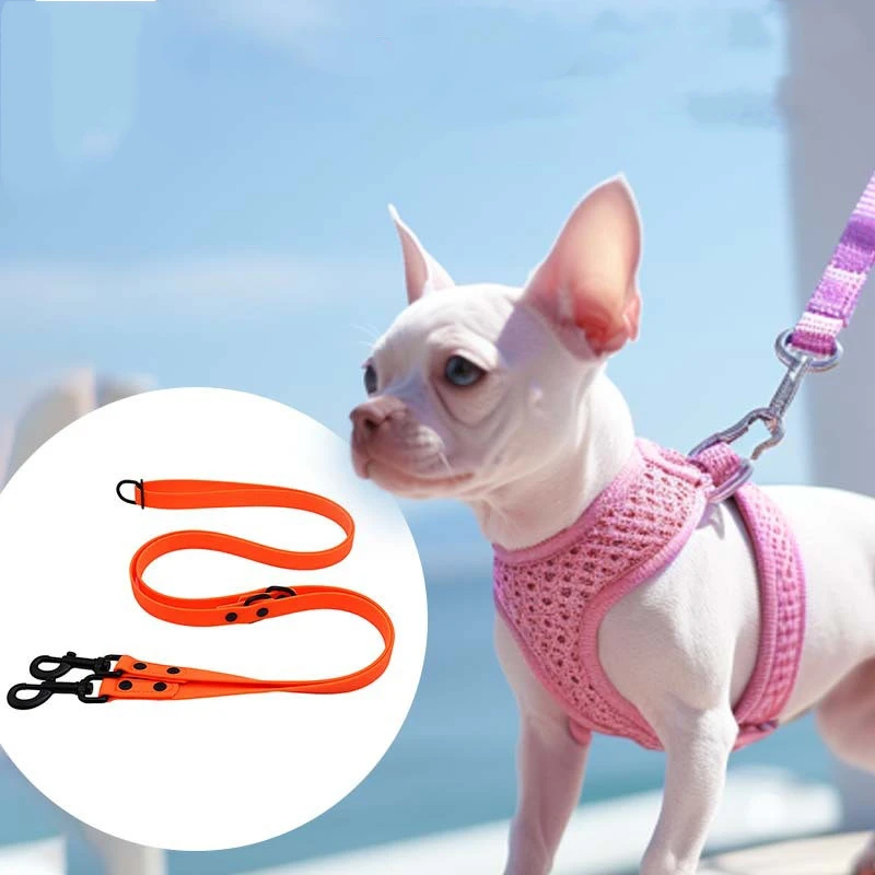 PVC Dog Traction Belt Multifunctional Double-ended Traction Rope