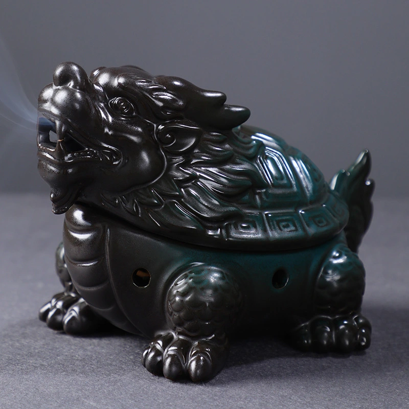 KIRIN Auspicious Beast Incense Burner Ceramic Ornaments