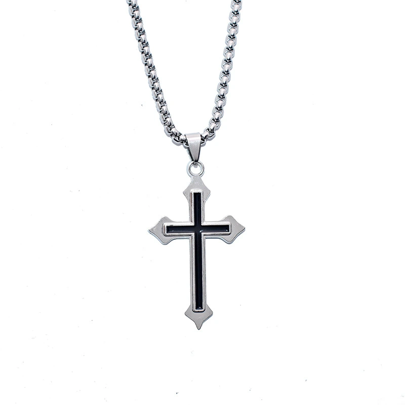 Cross Necklace Disco Pendant Hip Hop Accessories