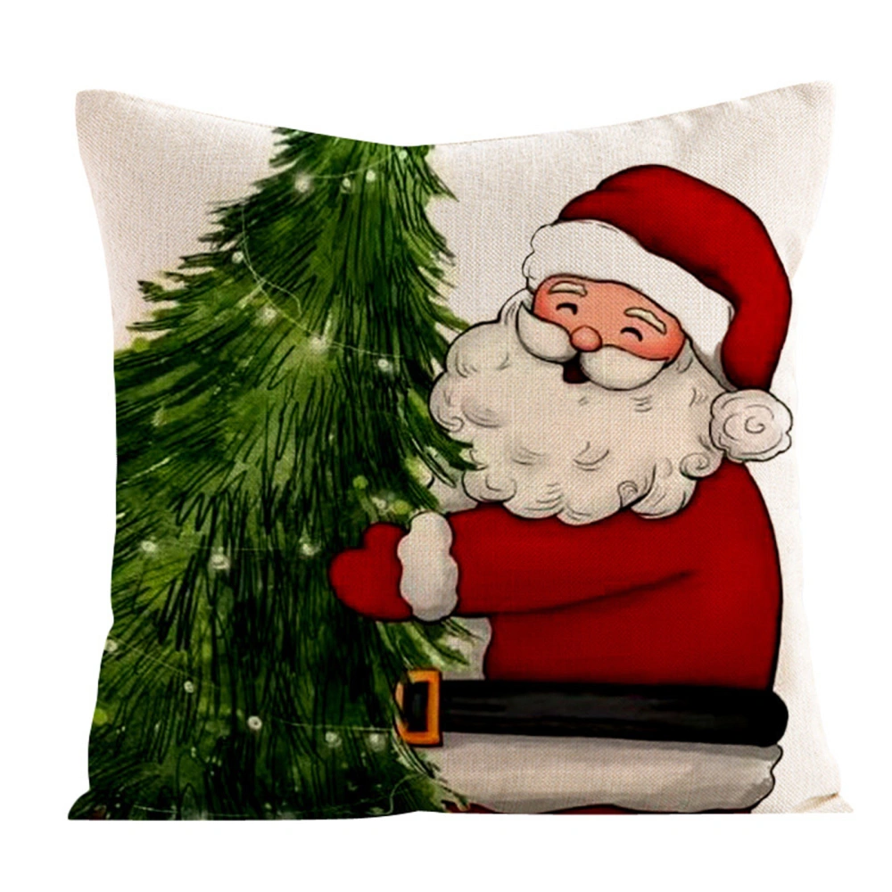 Christmas Throw Pillow Cover Holiday Couch Pillow Case Protector