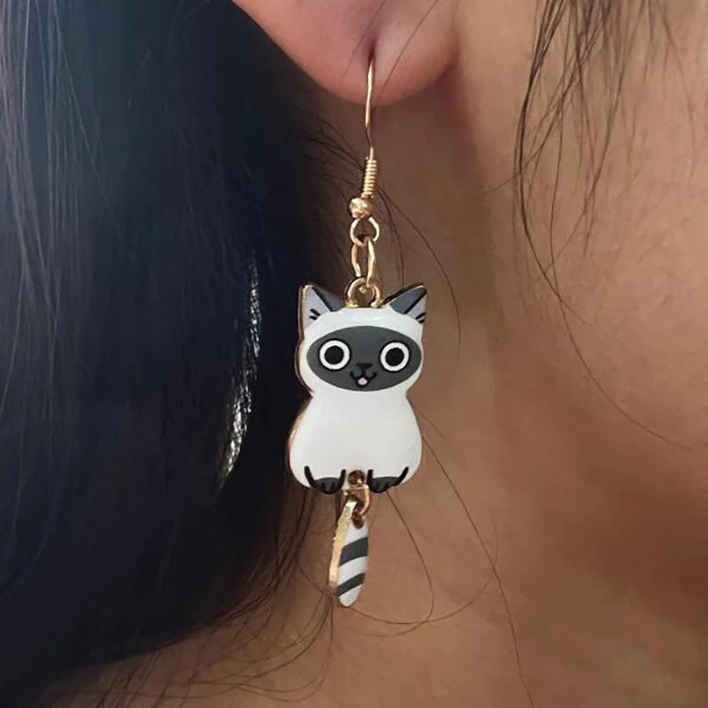 Kitty Two-piece Earrings For Women