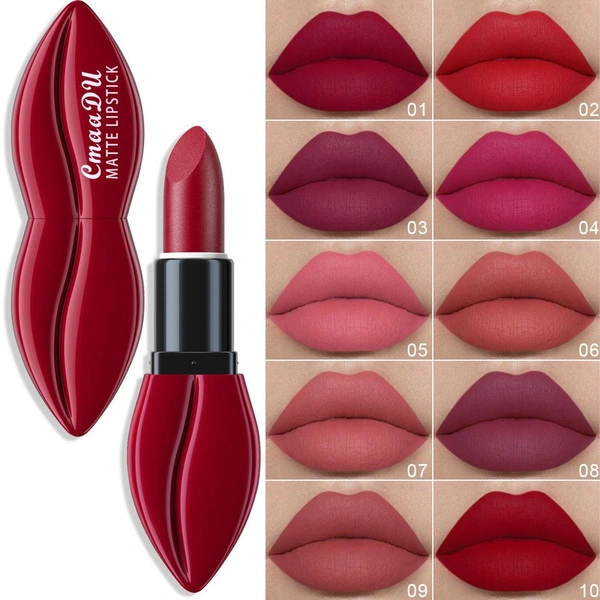 10 shades matte lipstick long-lasting labiate lip makeup for girls