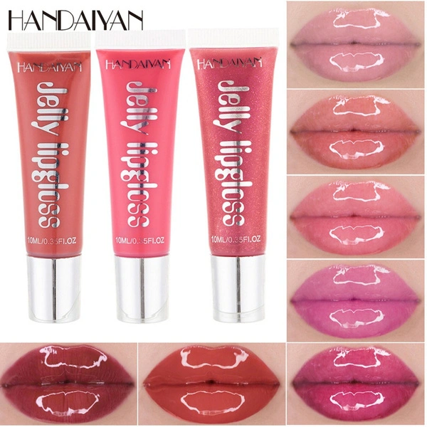 Candy-colored Jelly Lip Gloss Glass Lip Gloss Mirror Moisturizing Lip Jelly Lip Gloss Lip Gloss