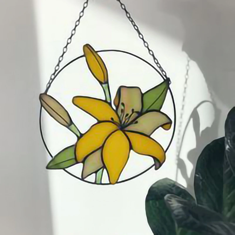 Spring Window Flower Pendant Ornament