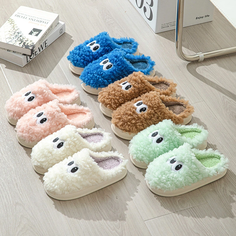 Fashion Cartoon Plush Slippers For Women