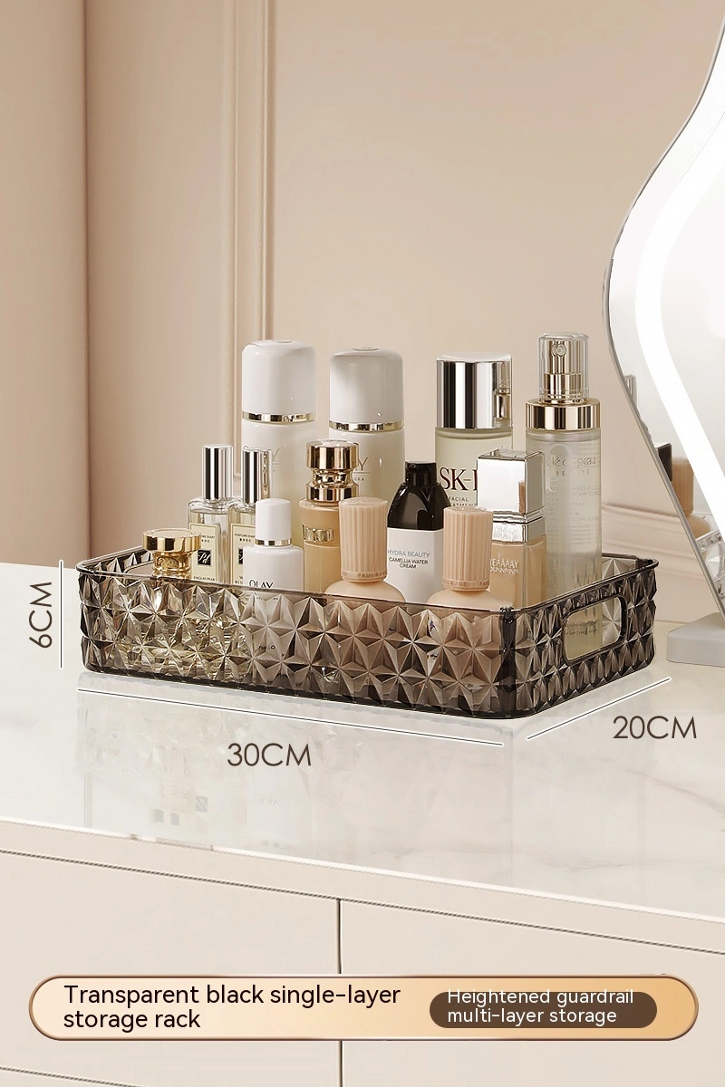 Light Luxury Bathroom Shelf Floor Trolley