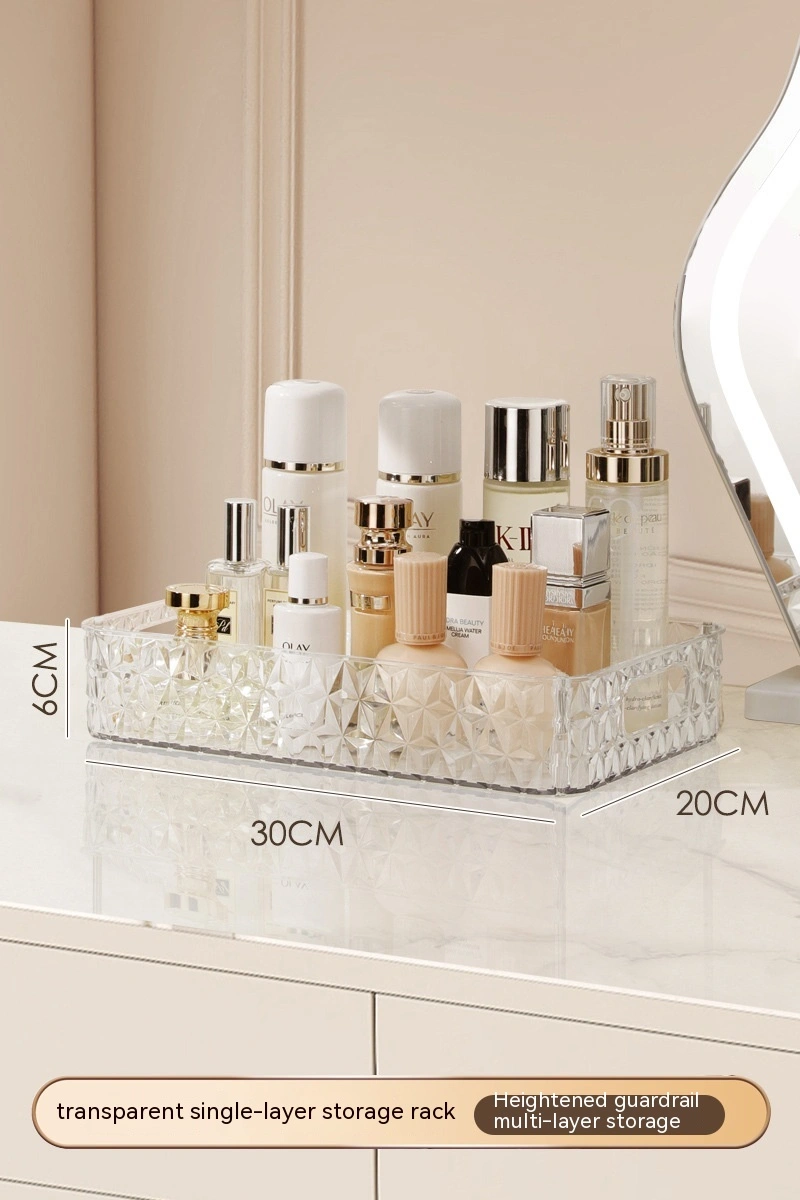 Light Luxury Bathroom Shelf Floor Trolley