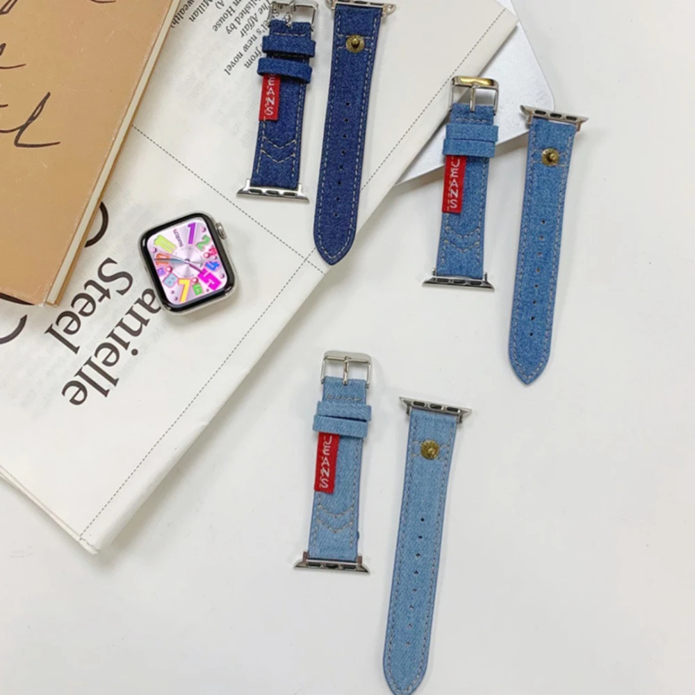 Watch Strap Vintage Embroidered Canvas