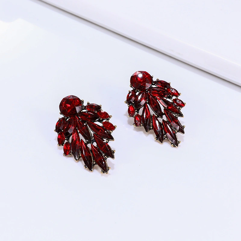 New Multi-layer Crystal Light Luxury Stud Earrings For Women