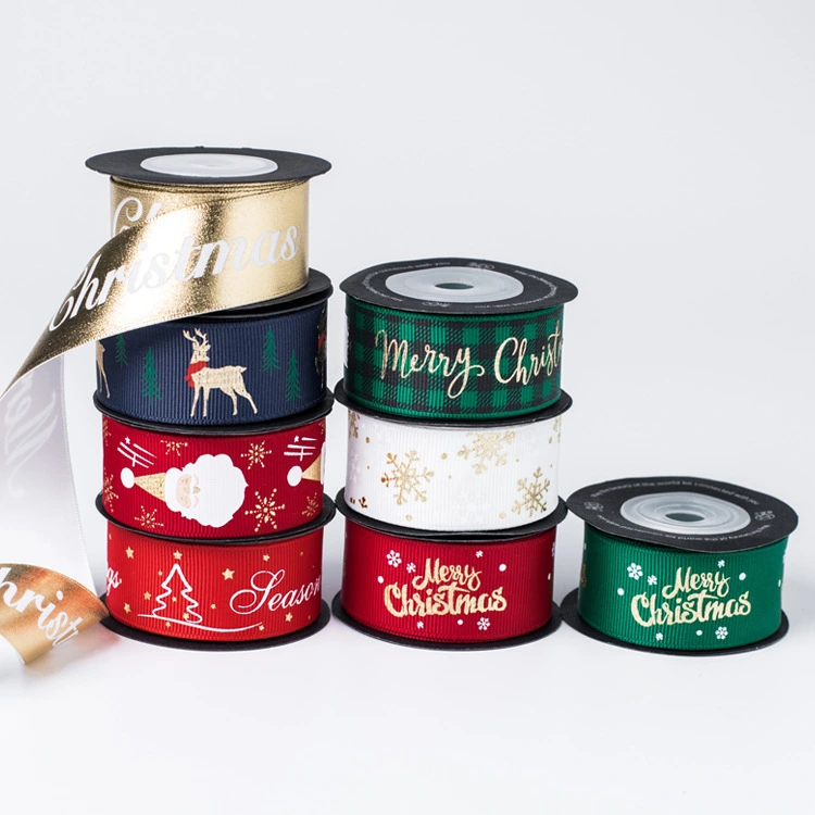 Christmas Gift Gilding Ribbon Christmas Eve Gift Box Packaging Thread Belt