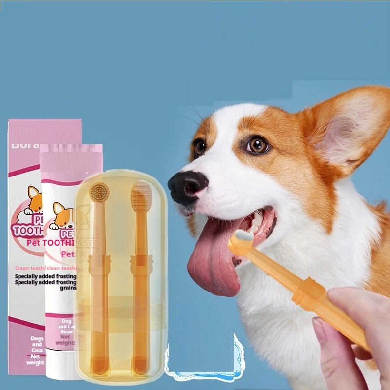 Pet Cleaning Care Dog Cat Toothbrush