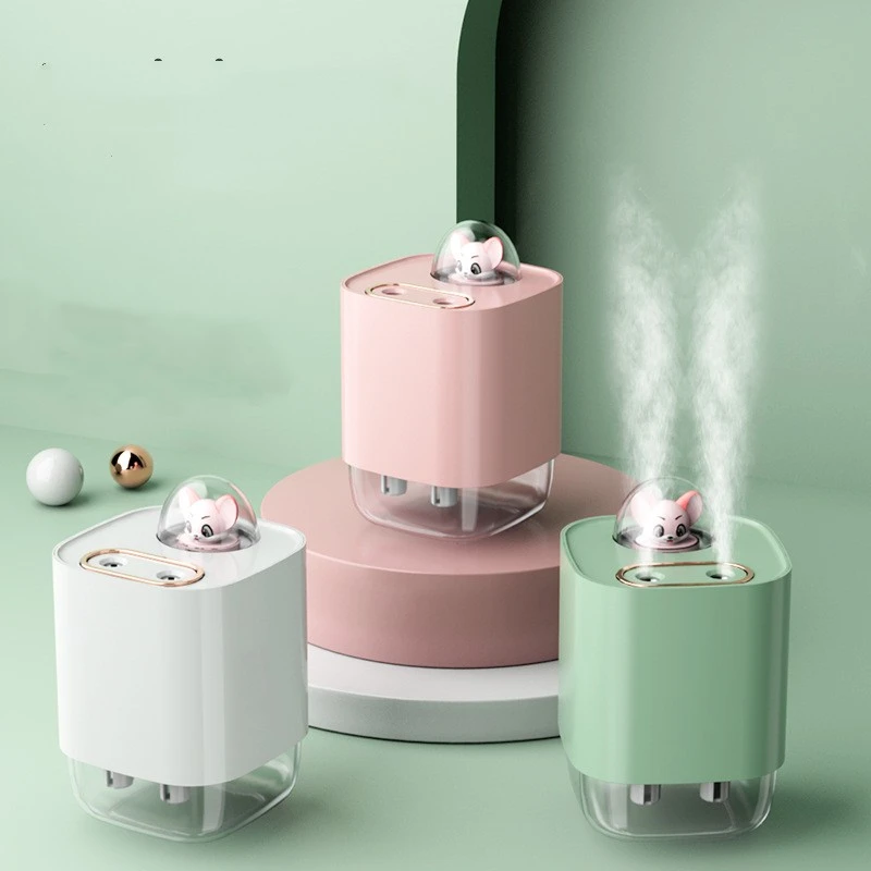 Cute Pet Double Spray Humidifier