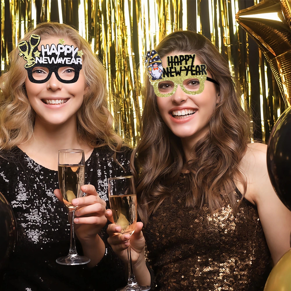 New Year Party Decoration Glasses Party Photo Props