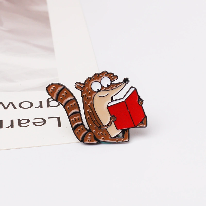 Creative Cartoon Squirrel Metal Brooch