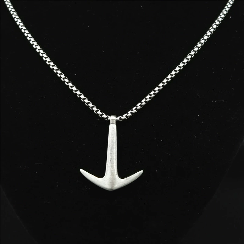 European And American Retro Titanium Steel Casting Personality Boat Anchor Simple Necklace