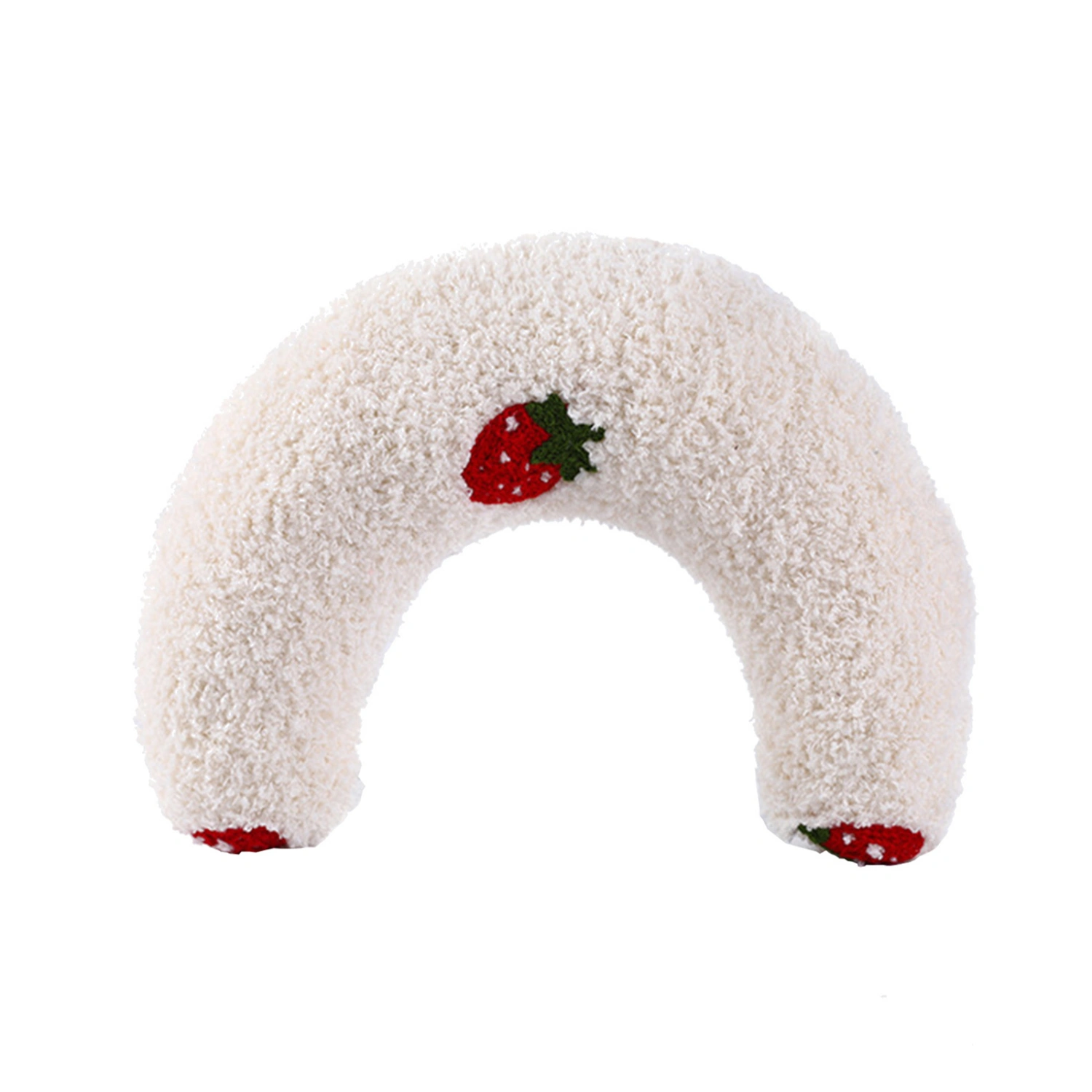 Pillows for Cat U Shape Fluffy Dog Calming Neck Pillow Pet Toy