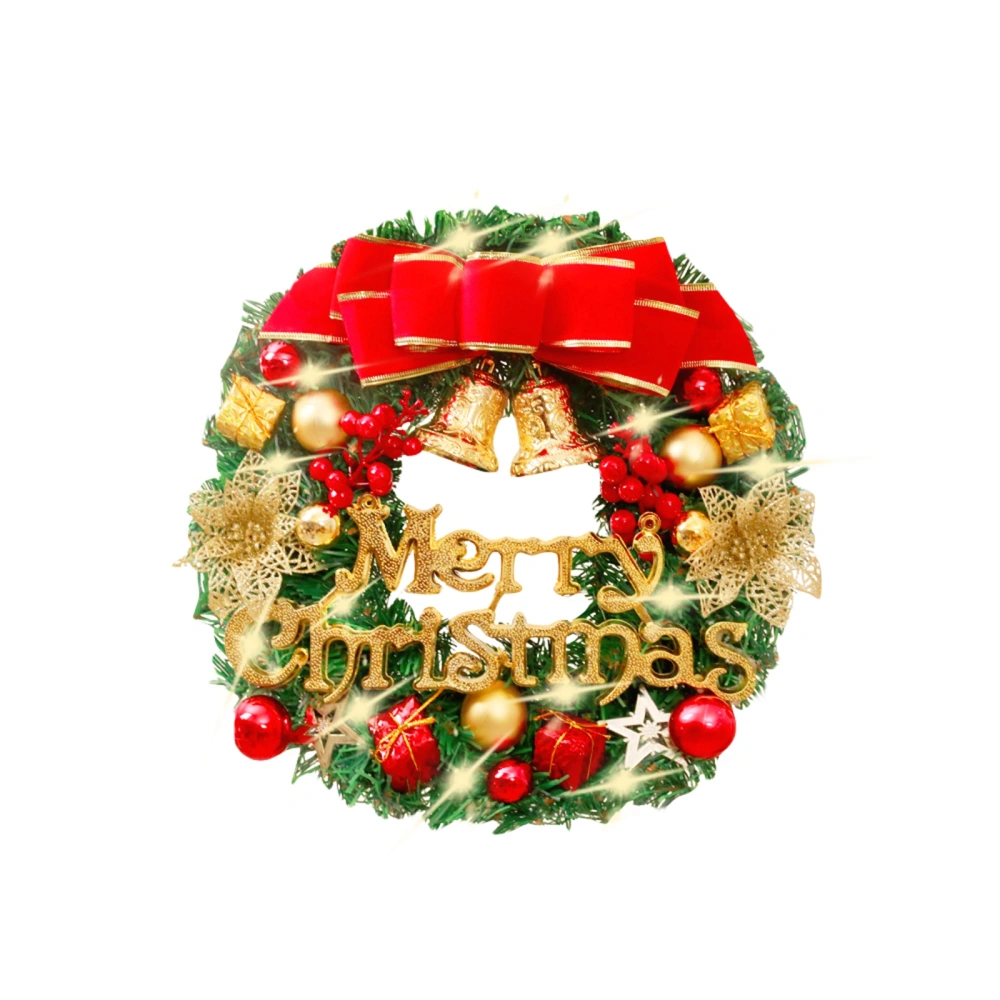 Christmas Wreath, Holiday Light-up Garland Hanging Party Favor