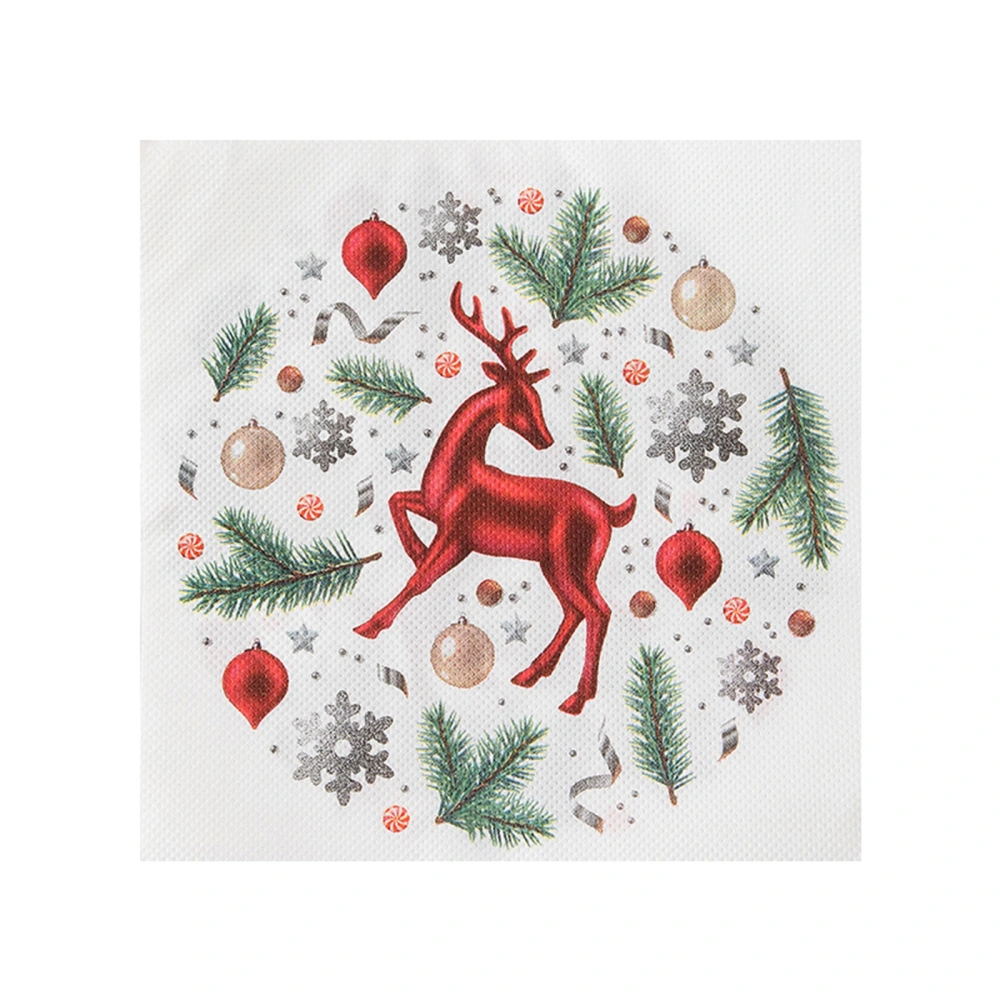 Christmas Napkins Disposable Dinner Napkins Table Centerpieces