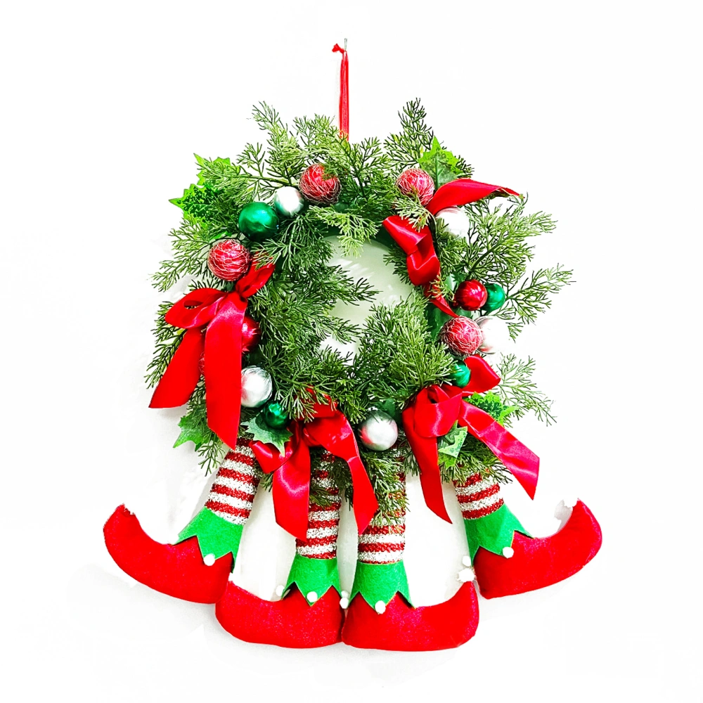 Christmas Wreath, Green Monster 4 Leg Wreath Home Wall Decorations