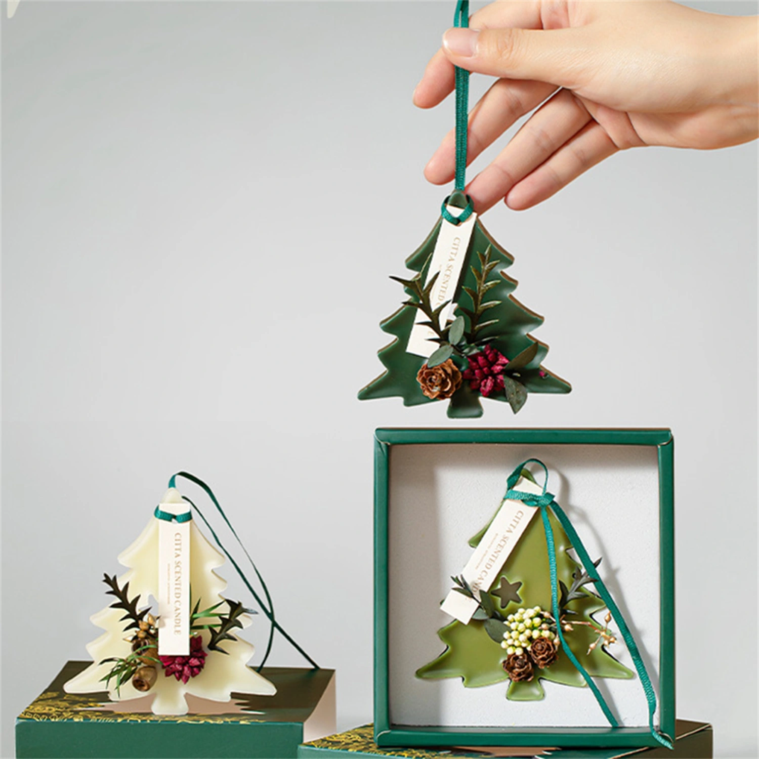 Christmas Tree Shaped Aromatherapy Pendant Home Wardrobe Air Freshener