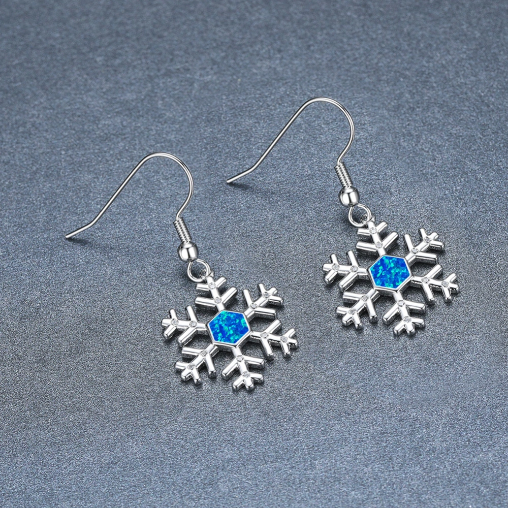 Women's Fashion Simple Snowflake Earrings