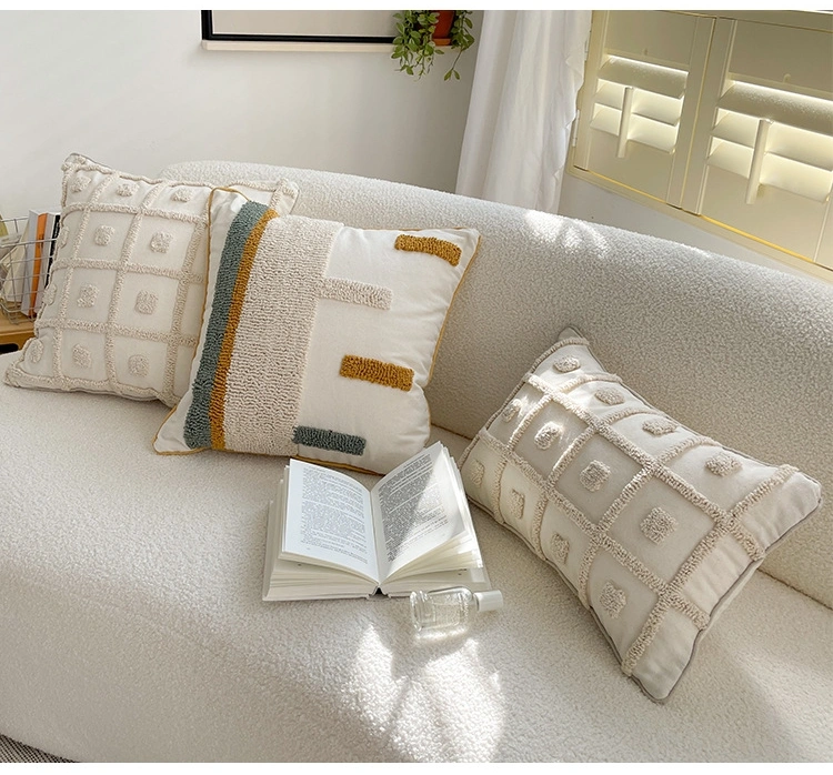 Modern Simple Embroidery Towel  Pillowcsae