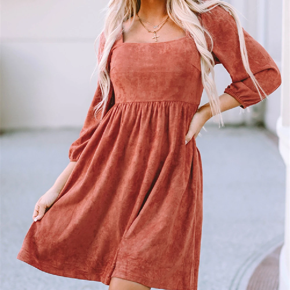 High Waist Pure Color Short Skirt