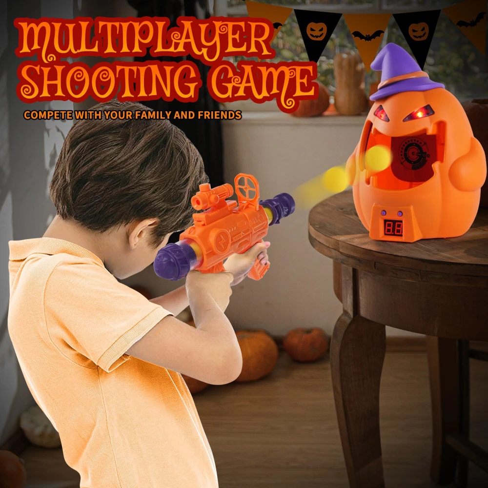 Halloween Pumpkin Electronic Scoring Target Toy