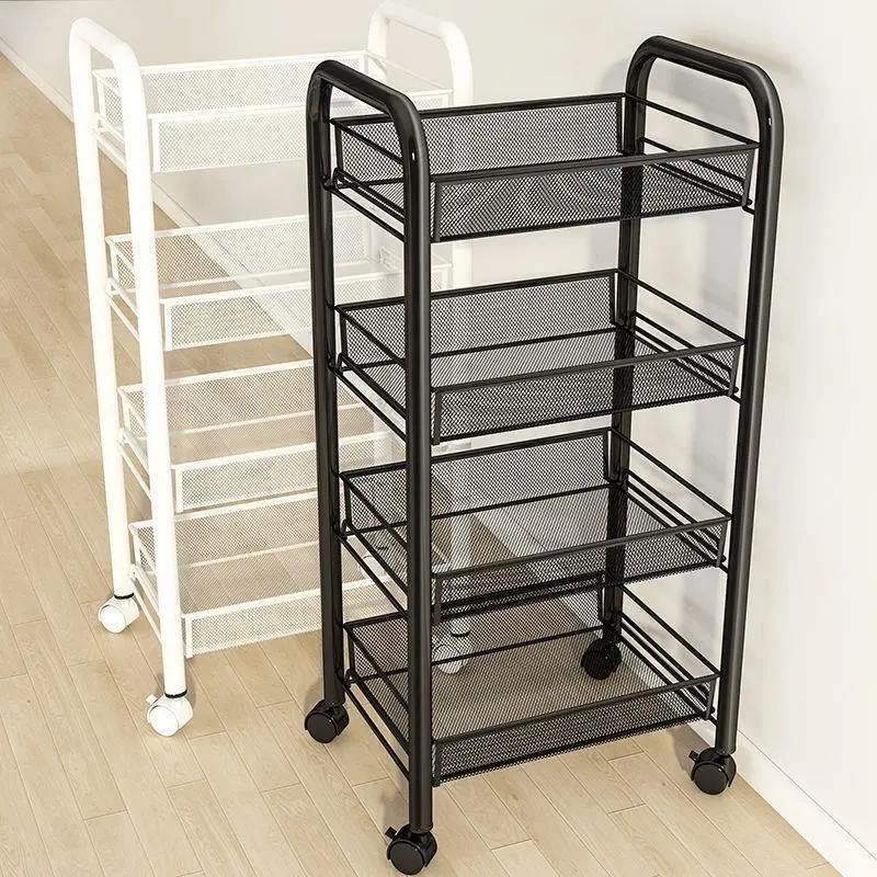 Kitchen Shelf Floor Multi-tier Movable Household