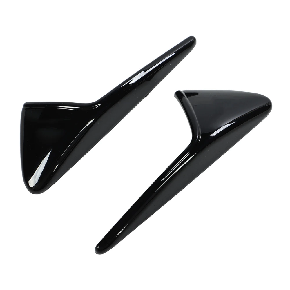 2pcs Side Camera Cover Side Markers Turn Signal Covers Replacement for Tesla Model Y Painted Black