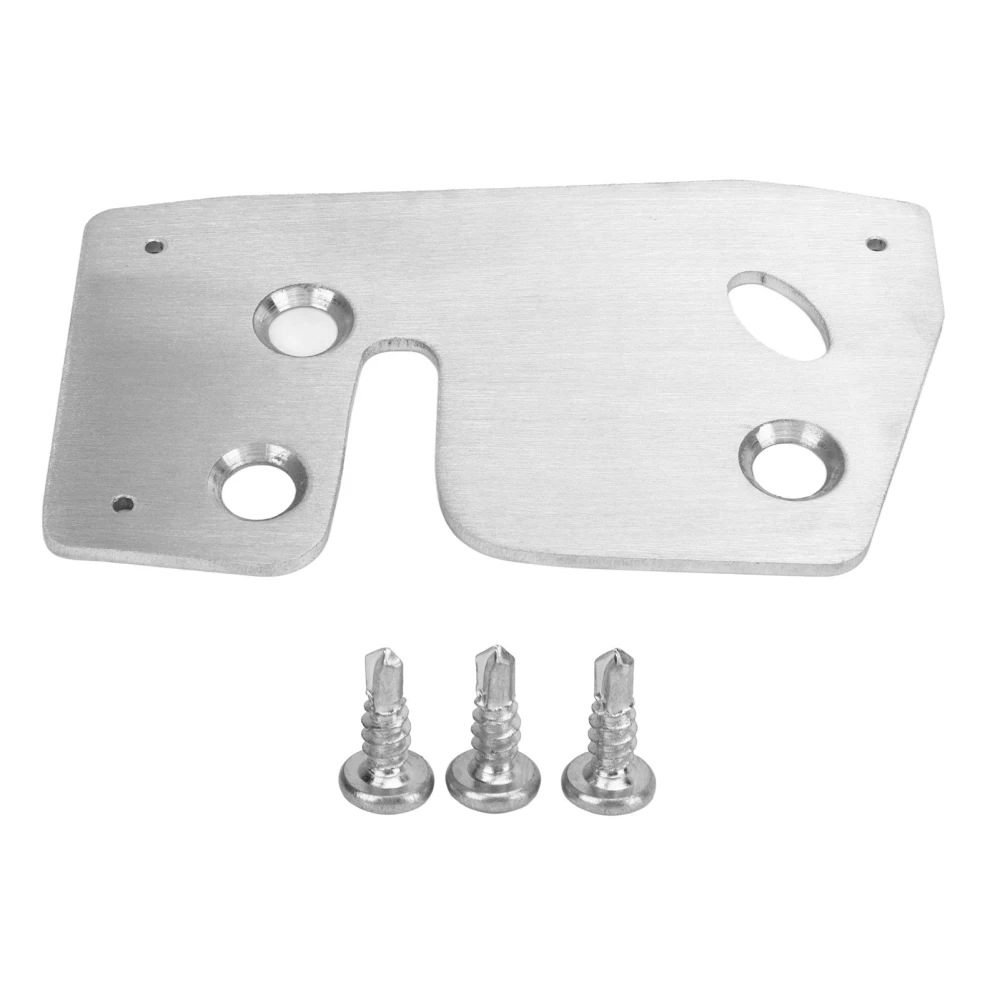 Door Latch Reinforcement Plate Driver Side Aluminum Rustproof Replacement for Dodge Ram BR 1994 to 2001