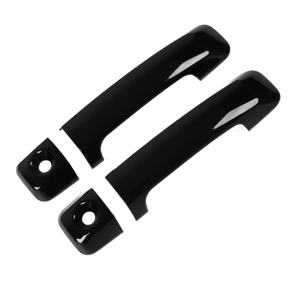 4pcs Car Outside Door Handle Cover Exter Door Handle Protective Trim Cover for FJ Cruiser Bright Black