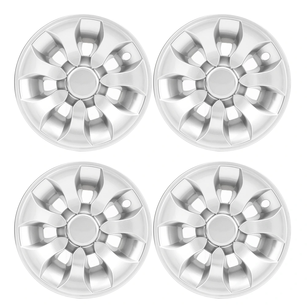 4PCS Golf Cart Wheel Hub Cap Aerodynamic High Hardness 8in Universal Replacement For Club Car