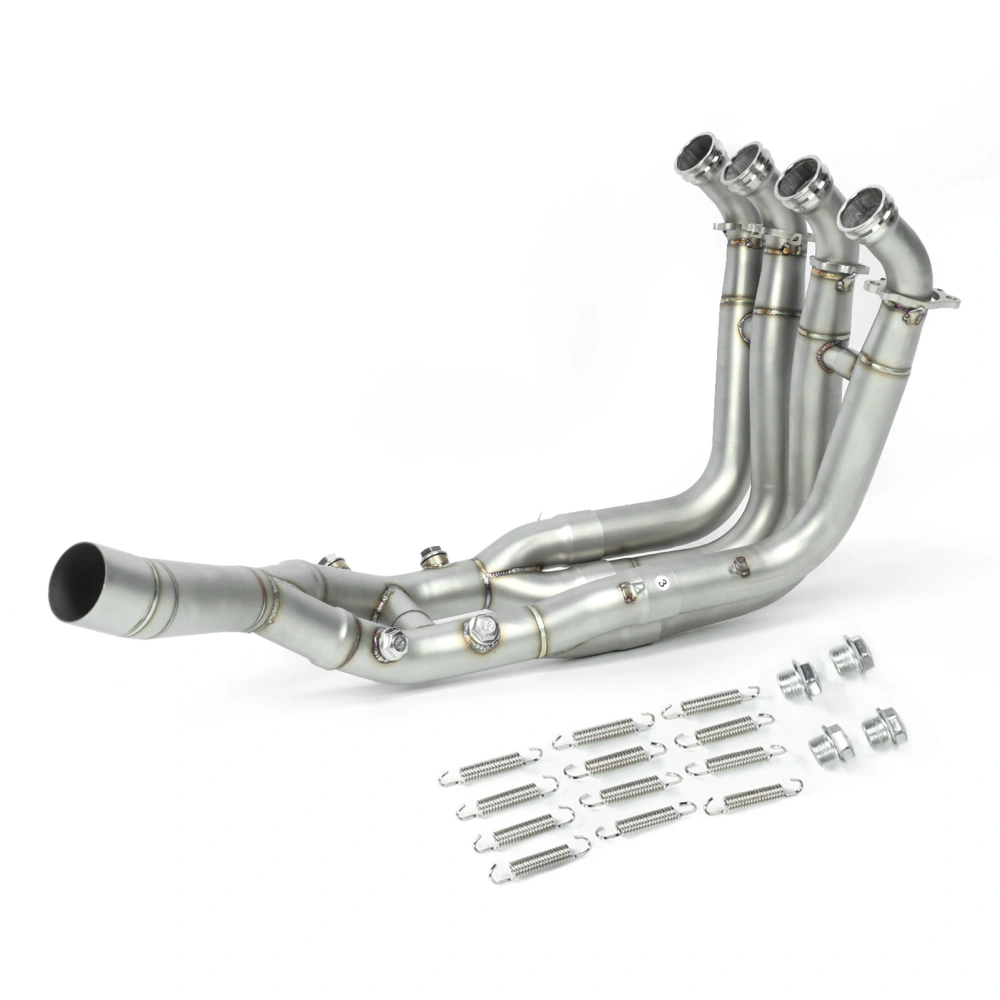 5PCS Exhaust Front Link Pipe Stainless Steel Better Heat Resistant Exhaust Pipe Replacement for S1000R S1000RR