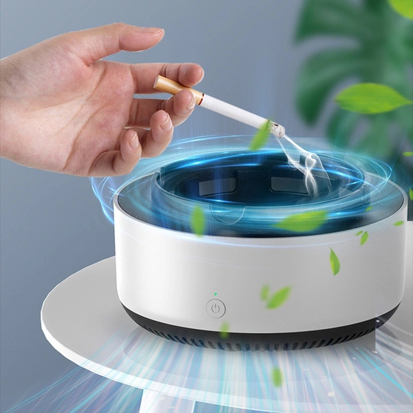 Creative Ashtray Negative Ion Air Purifier, Household Ashtray Air Separator, Ashtray Automatic Air Separator, Office Smokeless Electronic Purifier